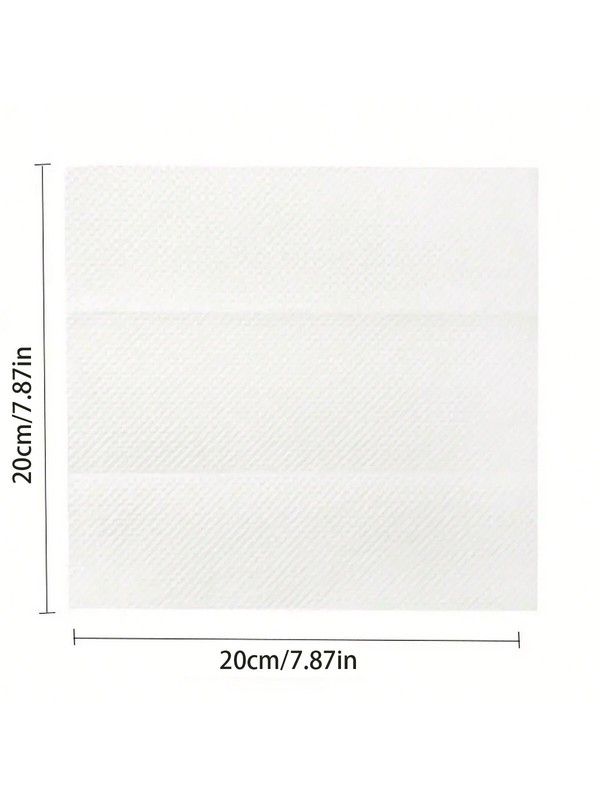 200 Sheets/pack Disposable Paper Towels for Kitchen and Bathroom - Convenient and Hygienic Cleaning Solution, Free Paper Towels