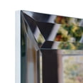 thumbnail image 6 of Rectangular Beveled Diamond Silver Framed Wall Mirror 40" x 30", 6 of 13
