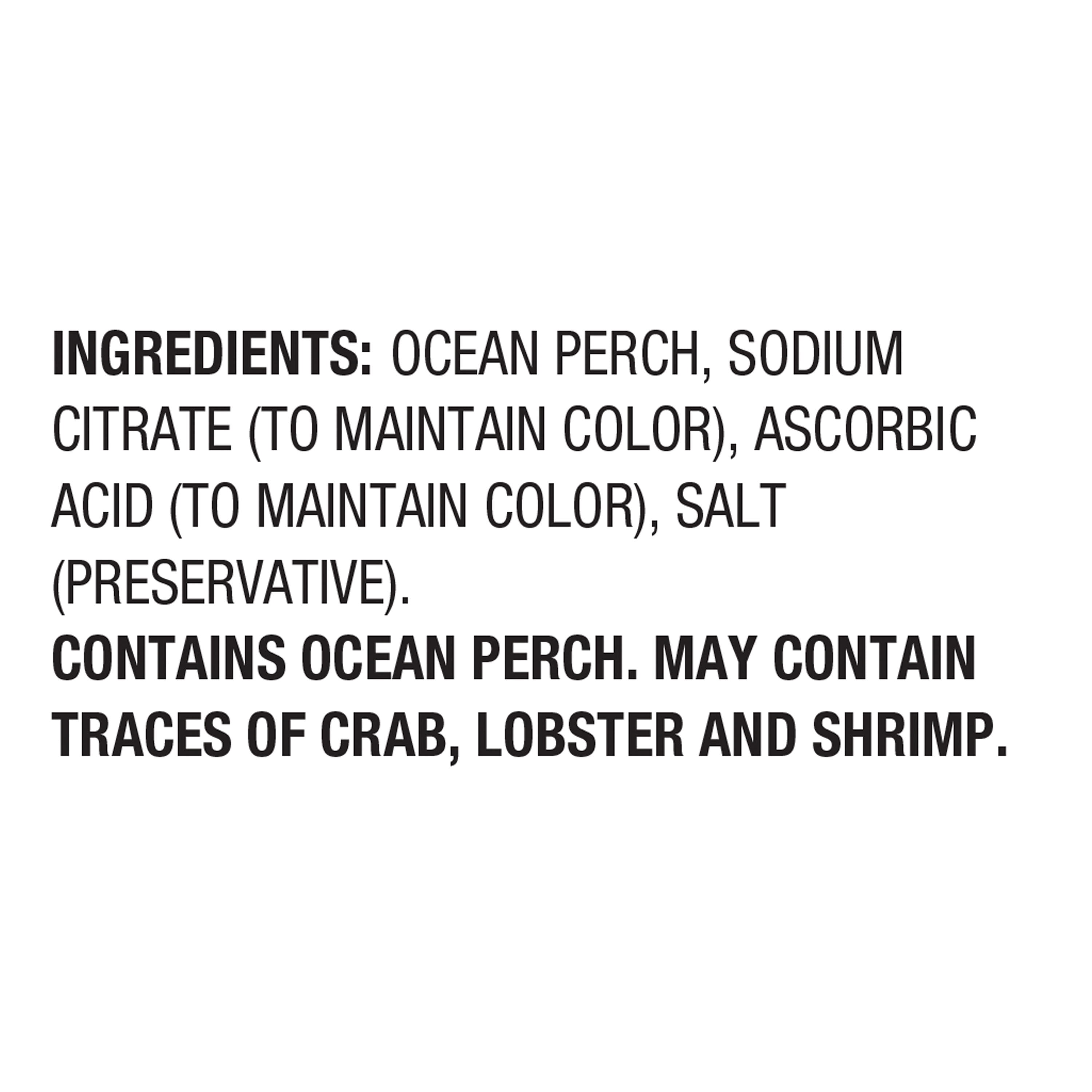 Great Value Frozen Wild Caught North Atlantic Ocean Perch Skin-on Fillets, 16 oz