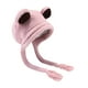 thumbnail image 3 of Gorro de invierno para mujer Yinane Gorro de punto novedad de dibujos animados Gorro de rana para otoño Rosa, 3 of 8