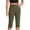 4# Army Green, variant on Capris for Seniors Women High Waist Stretch Womens Golf Pants Summer with Pockets Work Casual 2026 Khaki M