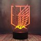 thumbnail image 4 of Creative 3D Night Light Led Kid Anime Symbol Lámpara De Mesa De Noche Para La Decoración Del Hogar Del Dormitorio Con Control Remoto Táctil Minnieouse HA035546-00, 4 of 6
