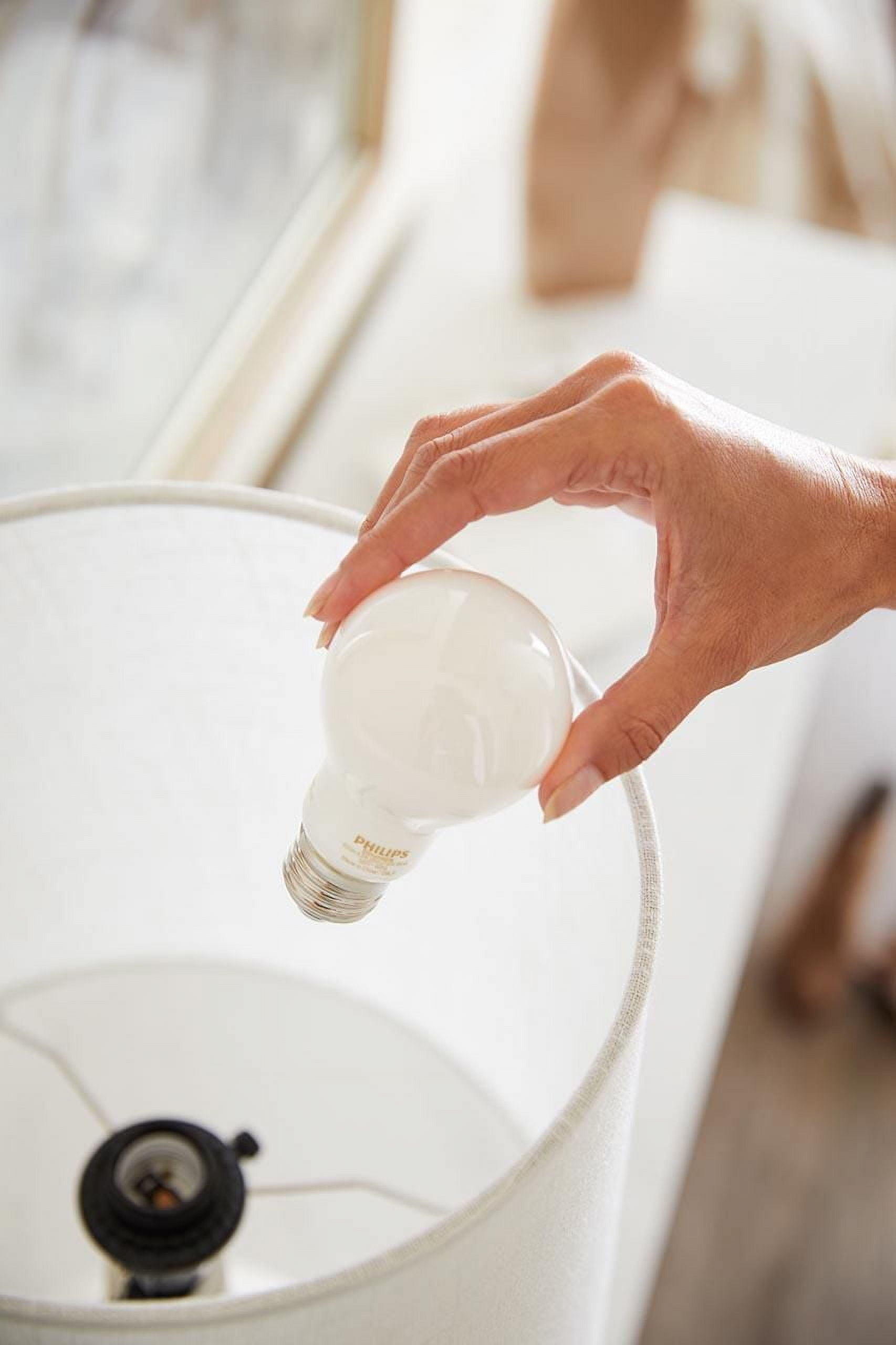 Philips LED A19 E26 8W A-Line Light Bulb, Blue, Philips LED A19 60w blue