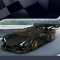 thumbnail image 7 of HI-REEKE Car Building Block Set Speed Champion IE Car Model Building Kit Plastic Toy for Adult Black, 7 of 7