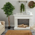 thumbnail image 5 of Nearly Natural 6' Ficus Artificial Tree, 5 of 5