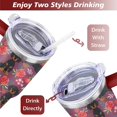 thumbnail image 5 of Personalized Dog Lover Gift Idea - 40oz Insulated Tumbler with Straw for Women - Non-Slip Handle Coffee Travel Cup, 5 of 7