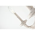 thumbnail image 4 of Edvivi Hartsville 5-Light Antique White Farmhouse Distressed Candle Style Chandelier, 4 of 5