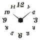 thumbnail image 1 of Reloj de pared sin marco, 3 relojes de pared, reloj decorativo grande con pegatinas de pared para sala de estar Negro, 1 of 8
