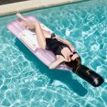 thumbnail image 6 of Swimline 90654 Giant 94" Inflatable Rosé Wine Bottle Pool Float, Lake Raft Lounger w/ Cup Holder & Headrest for 1 Person, Pink, 6 of 12