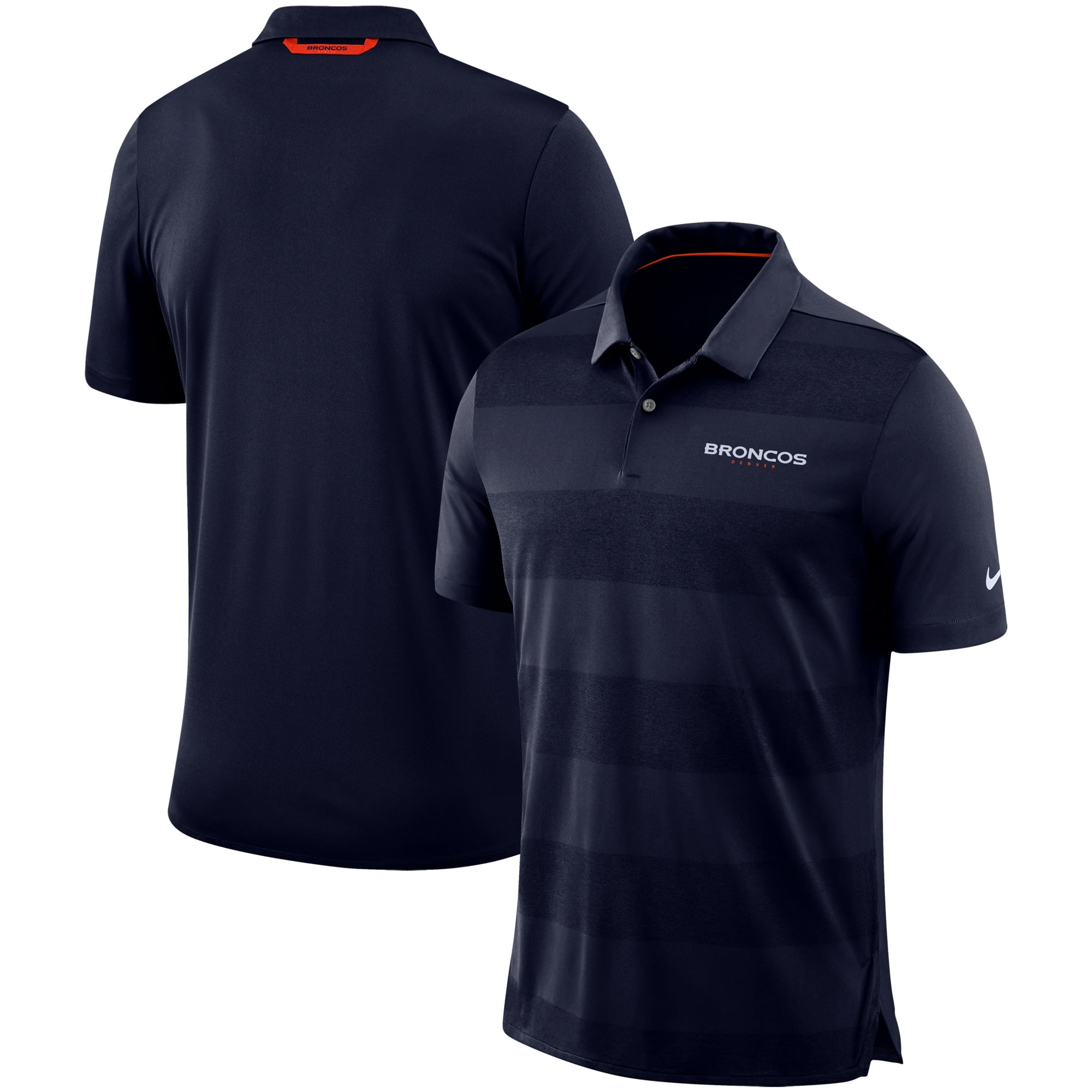 Denver Broncos Nike Sideline Early Season Wordmark Performance Polo - Navy - Walmart.com 