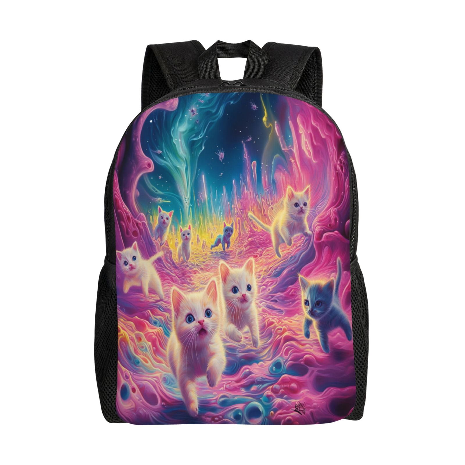 Cat Backpack Double Shoulder Backpack Durable, Spacious, Ergonomic Design for Travel, Work & Outdoor Use
