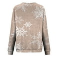 thumbnail image 5 of EGNMCR Sweatshirt Mode de Noël Pull-Over à Col Rond Imprimé pour Femmes Manches Longues Blouse Confortable Sweatshirt, 5 of 5
