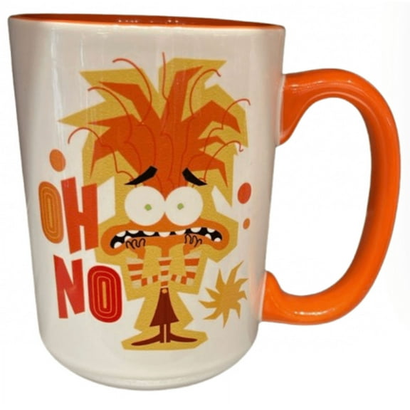 Disney Parks Inside Out OH NO Anxiety Coffee Mug New With Tag