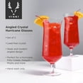 thumbnail image 6 of Viski Raye Hurricane Glasses for Tropical Drinks, Summer, 14oz Set of 2, 6 of 6