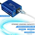 thumbnail image 5 of 150W Car Power Inverter 12V DC to 110V AC Converter Vehicle Adapter Plug Outlet with 3.1A Dual USB Car Charger for Laptop Computer (Classic Blue), 5 of 11