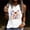 White, variant on Women's Tops Under $5 Large Summer Casual Round Neck Loose Sleeveless T-Shirt
