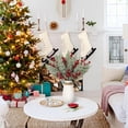 thumbnail image 4 of 30 Pcs Branches de Pin Artificielles avec Tiges de Baies Rouges Assortiment de Fausses Feuilles de Cèdre Brindilles de Baies Houx Pics de Sapin de Noël Sprays de Verdure pour Guirlande de Couronne Artisanale DIY Décoration de Saison de Vacances (Neige), 4 of 4