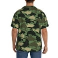 thumbnail image 5 of Balery Camouflage Shark Men's Casual Button Down Shirt Short Sleeve Textured Summer Cuban Beach Shirts-XX-Large, 5 of 7