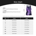 thumbnail image 4 of Picia Purple Pattern White Tiger Printed Men’s Performance Tank, Men's Workout Tank Top Moisture-Wicking Tank Top Muscle tee, Breathable Workout Shirt-, 4 of 7