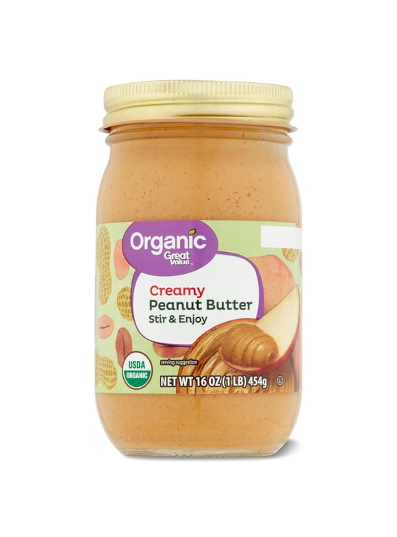 Organic peanut butter in Peanut butter