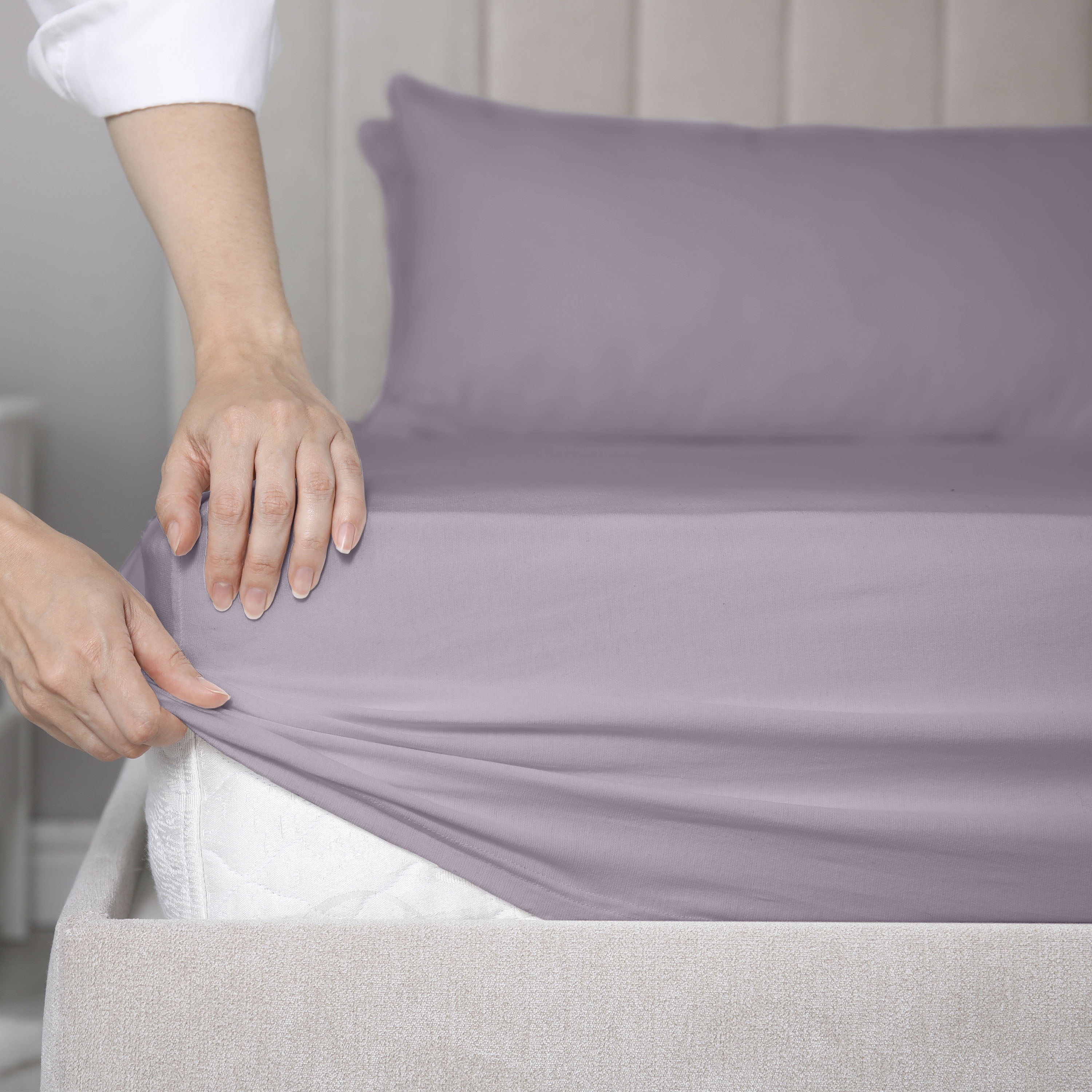 Martex 2-Pack King Pillowcases | 100% Supima Cotton 700TC Sateen | Iris
