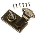 thumbnail image 4 of Vintage Furniture Hardware Antique Box Latches Decorative Hasp Jewelry Wooden Box Suitcase Hasp Latch Toggle with Key and Screw, 4 of 6