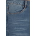 thumbnail image 4 of Fashion2Love Women's Juniors Long A-Line Stretch Denim Maxi Skirt, 4 of 7