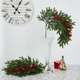 thumbnail image 4 of Nearly Natural 34in. Pine and Berries Artificial Hanging Plant (Set of 3), 4 of 7