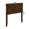 thumbnail image 7 of AFI Canyon Barnwood Wood Rustic Farmhouse Headboard, Twin, 7 of 7