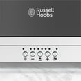 Russell Hobbs 2Slice Glass Accent Long Toaster, Black & Silver