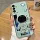 thumbnail image 2 of Funda Impresa De Nasa Samsung Galaxy A54 A24 A14 M54 M14 4G 5G Astronauta Soporte Lujoso Galvanizado De Alta Calidad De Cámara De Silicona, 2 of 4