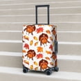 thumbnail image 6 of Gukieu Thanksgiving Turkey Leaves Print Suitcase Protective Cover, Elastic Zipper Buckle Suitcase Protective Cover, Suitable for Travel, Business Trip-Medium, 6 of 7