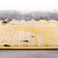 thumbnail image 3 of World Rug Gallery Abstract Design Distressed Area Rug - Yellow 5'x7', 3 of 9