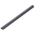 thumbnail image 1 of vidaXL 100 pcs Fence Strip Clips PVC Anthracite, 1 of 2
