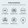 thumbnail image 2 of MESTEK 30-130dB Noise Meter Display Color Backlit Display Fast Slow Sampling Rate Capacitive Microphone Sound Level Monitor, 2 of 8