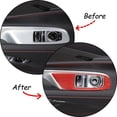 thumbnail image 5 of TINKI Soft Carbon Fiber Window Lift Switch Trim Cover Fit for Chevrolet Corvette Z06 Z51 C8 2020-2023, Window Lift Switch Panel Decoration Frame Trim Sticker,for Coupe, 5 of 6