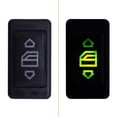 thumbnail image 5 of 12V/24V 10A 6Pin Auto Electric Power Window Switch Button for All Autos with Green LED Light Car Button Switch, 5 of 5
