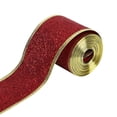 thumbnail image 4 of Cinta navideña con purpurina de 2 pulgadas x 90 yardas, flexible, versátil, decorativa, para hacer tú mismo. Rojo, 4 of 9