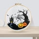 thumbnail image 2 of Kit de inicio de bordado con temática de Halloween, adorno fácil de usar con patrón de algodón Castillo de calabaza, 2 of 7