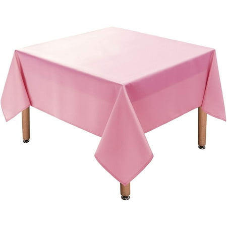 Square Tablecloth 54 X Inch Black Washable Polyester Waterproof Table Cloth For Dining Room Or Round Tables Stain Resistant And Spillproof Cover Canada Square Tablecloth 54 X Inch, Square Tablecloth On Round Table