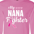 thumbnail image 4 of Inktastic Breast Cancer Awareness My Nana is a Fighter Long Sleeve T-Shirt, 4 of 5