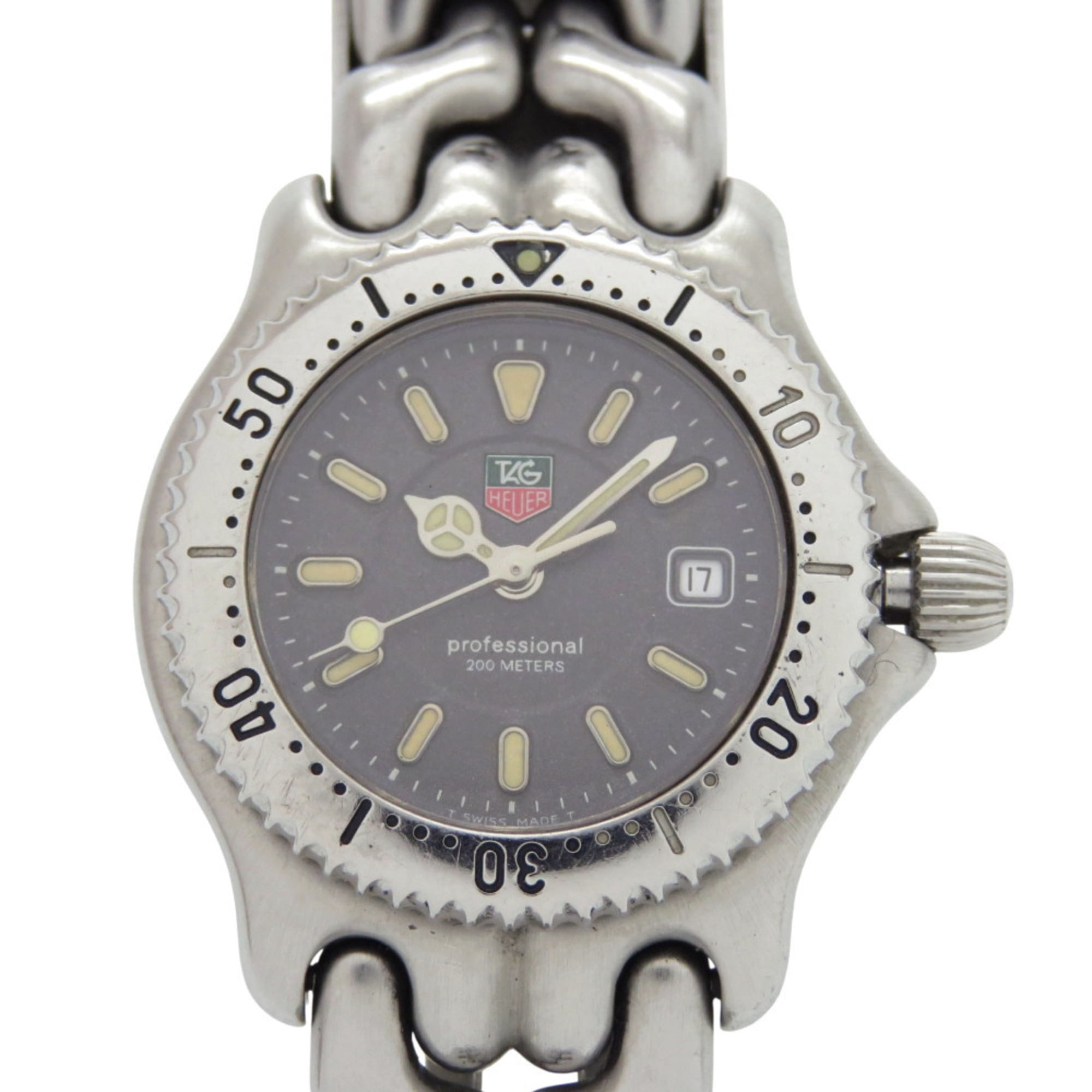 TAG HEUER cell Watches S95.708 Silver/gold IvoryDial Stainless Steel Quart... Tag Heuer Ladies White Dial Brown Leather Strap Quartz Watch  main image 2