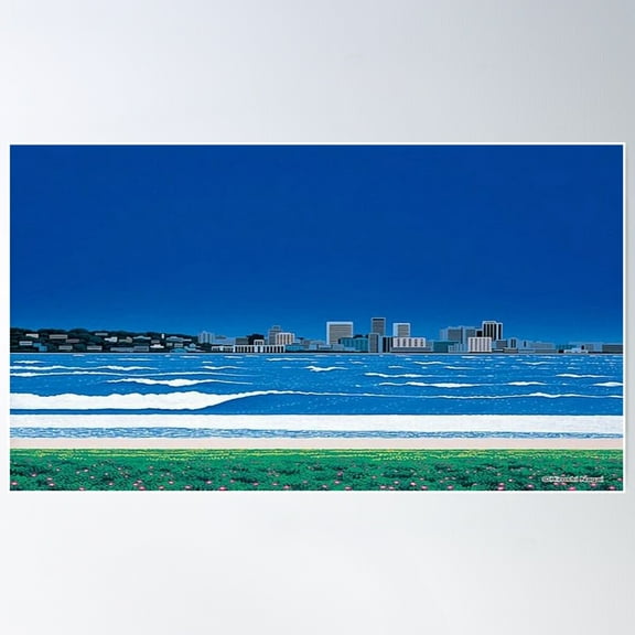 Hiroshi Nagai Art Poster Wall Art, Modern Wall Decor For Living Room Bedroom, 8x12 UNFRAMED