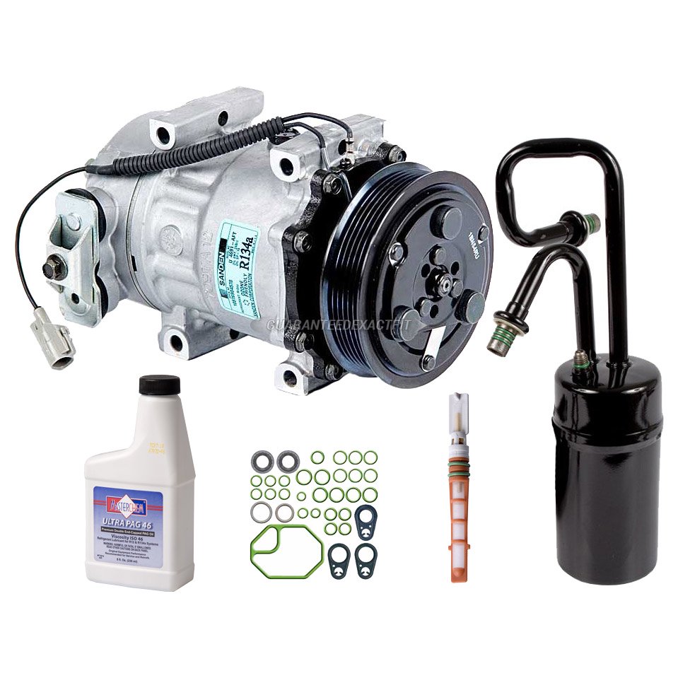 For Jeep TJ & Wrangler 1997 1998 OEM AC Compressor w/ A/C Repair Kit