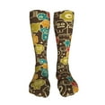 thumbnail image 5 of KLL Robot and Monsters Print Cool Socks Men's Women's Crew Socks Funny Crazy Novelty Stockings, 5 of 8
