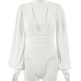 thumbnail image 1 of Bodycon Jumpsuit,Deep V Neck Bodysuit Deep V Neck Jumpsuit V Neck Bodysuit Professionally Tested, 1 of 6