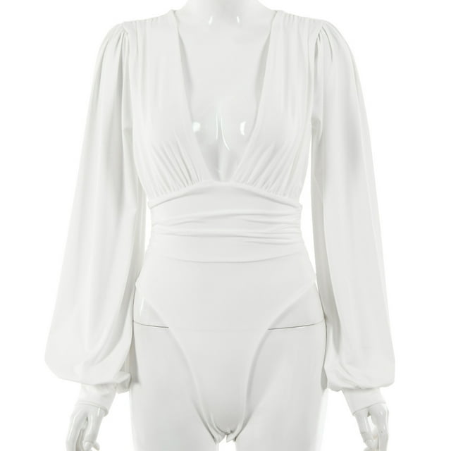 Bodycon Jumpsuit,Deep V Neck Bodysuit Deep V Neck Jumpsuit V Neck Bodysuit Professionally Tested