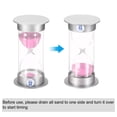 thumbnail image 4 of Unique Bargains Minuterie de Sable 25 Minutes, Horloge Sable, Compte à Rebours Verre de Sable, Sables Roses, 4 of 5