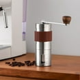 thumbnail image 4 of Cheers Portable Stainless Steel Hand Manual Coffee Burr Grinder for Precision Brewing, 4 of 8