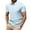 Light Blue, variant on JTieacloth Collared T Shirt Men's Summer Lapel Short Sleeve Summer Thin Business Ice Silk Black L